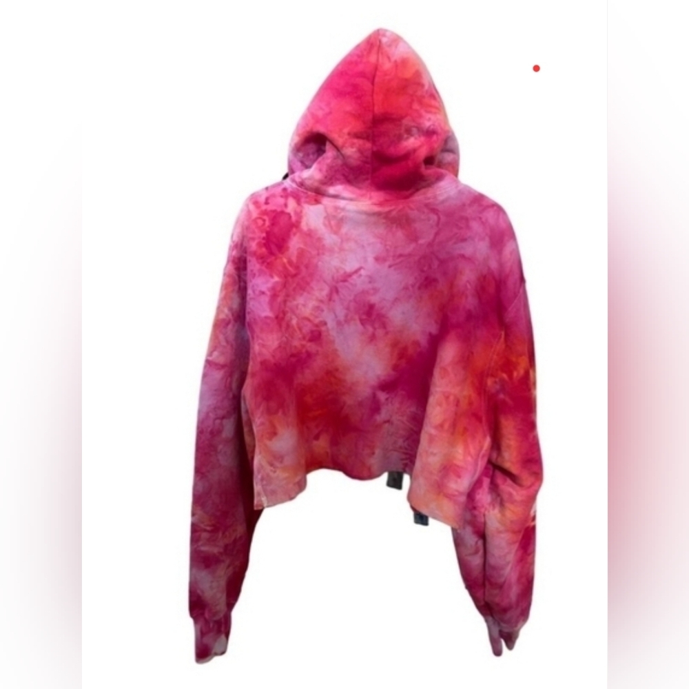 3/Set Of THREE Colorful Tie-Dye Cropped Champion Hoodies - Picture 14 of 16